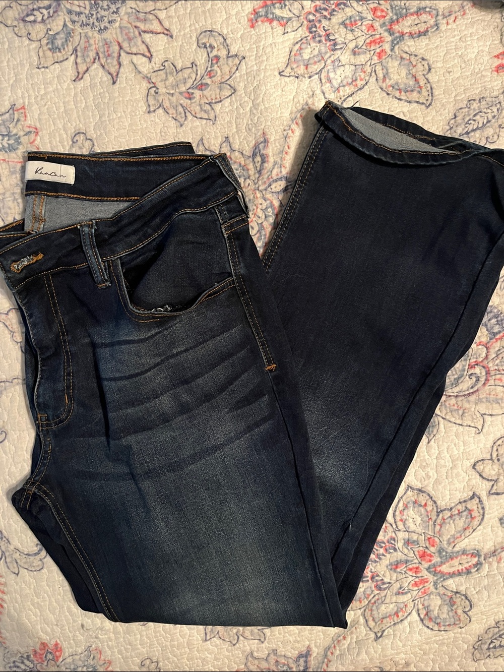 KanCan Dark Blue Boot Cut Jeans